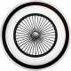 Wentylator Eko-Light Plafoniera LED Zonda Black 48W z wentylatorem (ML8339) 5