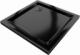 Brodzik Mexen Mexen Flat brodzik kwadratowy slim 80 x 80 cm, czarny, syfon czarny - 40708080B 1