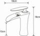 Bateria umywalkowa Mexen Mexen Lyra bateria umywalkowa, czarna/chrom - 745300-07 2