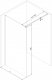 Mexen Mexen Kioto ścianka prysznicowa 70 x 200 cm, transparent/szron 8 mm, chrom - 800-070-101-01-35 7