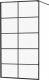 Mexen Mexen Kioto ścianka prysznicowa 70 x 200 cm, transparent/czarny wzór 8 mm, czarny - 800-070-101-70-77 10