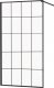 Mexen Mexen Kioto ścianka prysznicowa 70 x 200 cm, transparent/czarny wzór 8 mm, czarny - 800-070-101-70-77 1