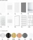 Mexen Mexen Kioto ścianka prysznicowa 70 x 200 cm, transparent/czarny wzór 8 mm, czarny - 800-070-101-70-77 2
