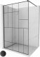 Mexen Mexen Kioto ścianka prysznicowa 70 x 200 cm, transparent/czarny wzór 8 mm, czarny - 800-070-101-70-78 6