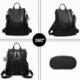 Accessorize Me Czarny Torebko Plecak Damski 2w1 Polini 2