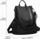 Accessorize Me Czarny Torebko Plecak Damski 2w1 Polini 7