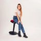 Spacetronik Aktywny hoker ergonomiczny Spacetronik Zippy (biało-szary) 7