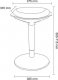 Spacetronik Aktywny hoker ergonomiczny Spacetronik Zippy (biało-szary) 8