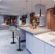 Sofotel Hoker barowy z oparciem Castel jasnoszary - 2 szt. 8