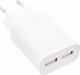 InLine InLine® USB Power Adapter DUO, 2-Port 100-240VAC to 5V / 2.1A white 1