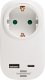 Brennenstuhl Brennenstuhl Socket Adapter with USB Power Delivery USB A/ Type C 1