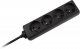 Rebel Electro Przedłużacz sieciowy czarny 4 gniazda bez przełącznika, kabel 5m (3x1,5mm) (URZ3060-5 B) 2