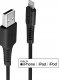 Kabel USB Lindy Lightning - USB-A 2 m Czarny (31321) 1