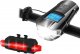 LTC PS Zestaw rowerowy z licznikiem, 1 x LED SMD 10 W, 1000 lm + 5 x LED SMD 50 lm, akumulator 1200/300 mAh, klakson, Micro USB. 1
