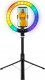 Selfie stick LogiLink LogiLink Smartphone-Ringlicht m.Selfie-Stick-Stativ,DM 20cm 4