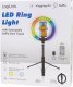 Selfie stick LogiLink LogiLink Smartphone-Ringlicht m.Selfie-Stick-Stativ,DM 20cm 6