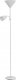 Lampa podłogowa Orno Lampa stojąca podłogowa URLAR, 175 cm, max 25W E27, max 25W E14, biała 2