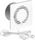Orno Wentylator łazienkowy 100mm, natynkowy - przewód z wyłącznikiem 5
