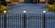 GreenBlue Lampa solarna LED na słupek GreenBlue, 100x100mm, daszek kopertowy, GB128 8