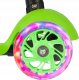 Hulajnoga MalPlay Hulajnoga Balansująca Trójkołowa Zielona Świecące Koła 3