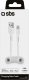 Kabel USB SBS Mobile Thunderbolt - Lightning 0.5 m Biały (TECABLEUSBIP589SW) 1