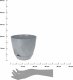 Koopman Doniczka plastikowa z podstawką 22 cm mix kolorów 2