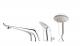 Bateria wannowa Deante Jaguar Line 3-otworowa chrom (BDX 013M) 1