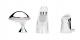 Bateria wannowa Deante Jaguar Line 3-otworowa chrom (BDX 013M) 1