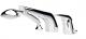 Bateria wannowa Deante Jaguar Line 3-otworowa chrom (BDX 013M) 2