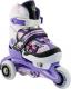 Rolki Nils Extreme NJ9128 rekreacyjne regulowane fioletowe r. 31-33 3