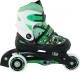 Rolki Nils Extreme NJ9128 rekreacyjne regulowane zielone r. 31-33 2