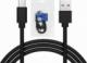 Kabel USB Blow USB-A - USB-C 1 m Czarny 2