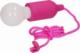 Lampa wisząca Orno Bateryjna lampka nocna na sznurku 1W LED, 3 x AAA, różowa 4