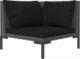 vidaXL vidaXL Sofa ogrodowa z poduszkami, zaokrąglony rattan PE 1