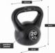Kettlebell Maxxiva MAXXIVA Kettlebell, czarny, 20 kg 1