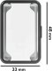 Alogy Alogy Etui silikonowe TPU nakładka do Huawei Watch Fit 2 2022 Czarne uniwersalny 7