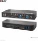 Club 3D Club3D síťový přepínač - Switch, DP/HDMI KVM Switch - Dual DP 4K 60Hz 3