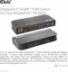 Club 3D Club3D síťový přepínač - Switch, DP/HDMI KVM Switch - Dual DP 4K 60Hz 8