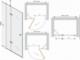 Mexen Mexen Roma drzwi prysznicowe uchylne 110 cm, transparent, chrom - 854-110-000-01-00 7