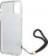Guess Etui Guess do iPhone 11 brązowy hardcase 4G Print Strap 6