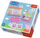 Trefl Puzzle 2w1 + memo Dzień Peppy (90600 TREFL) 1