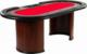 GamesPlanet XXL stół do pokera Royal Flush, 213 x 106 x 75cm, czerwony 3