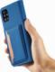 Hurtel Magnet Card Case etui do Xiaomi Redmi Note 11 Pro pokrowiec portfel na karty kartę podstawka niebieski 13