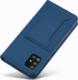 Hurtel Magnet Card Case etui do Xiaomi Redmi Note 11 Pro pokrowiec portfel na karty kartę podstawka niebieski 6
