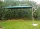 Rojaplast Parasol ogrodowy prostokątny na wysięgniku zielony 270 x 270 cm 1
