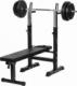 Movit Ławka Fitness czarna + zestaw hantli 30 kg 1