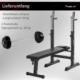 Movit Ławka Fitness czarna + zestaw hantli 30 kg 1