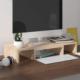vidaXL vidaXL Podstawka na monitor, 60x24x10,5 cm, lite drewno sosnowe 7