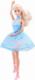 Anlily Anlily Lalka tancerka w niebieska sukienka ZA3920 6