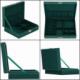 Springos Szkatułka na biżuterię 28x19,5x7 cm zielony, welurowy organizer z 17 przegródkami UNIWERSALNY 5